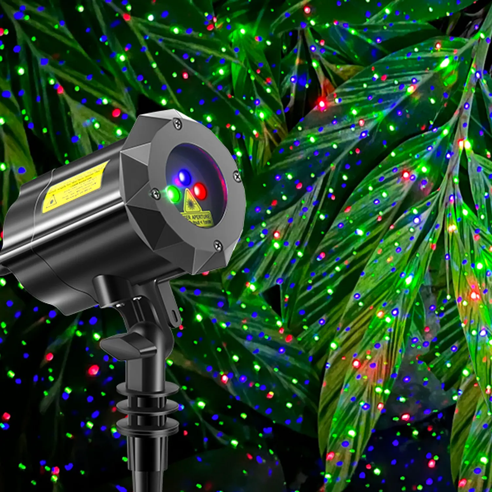 2025爆款RGB 3D烟花激光灯 户外花园节日派对灯 | 2025 Best Sellers RGB 3D Fireworks Laser Light